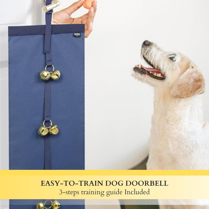 HeNdShe Anti-Scratch Dog Door Bell - Adjustable Puppy Potty Training Bells, Hanging Doorbell to Protect Doors & Trim - Image 5
